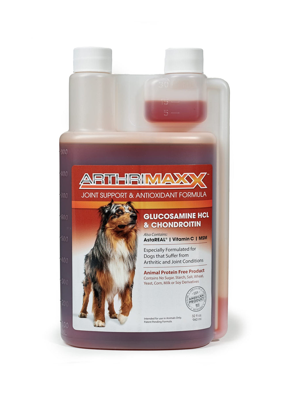 ArthriMAXX-liquid-texture highlights smooth, palatable pet formula.
