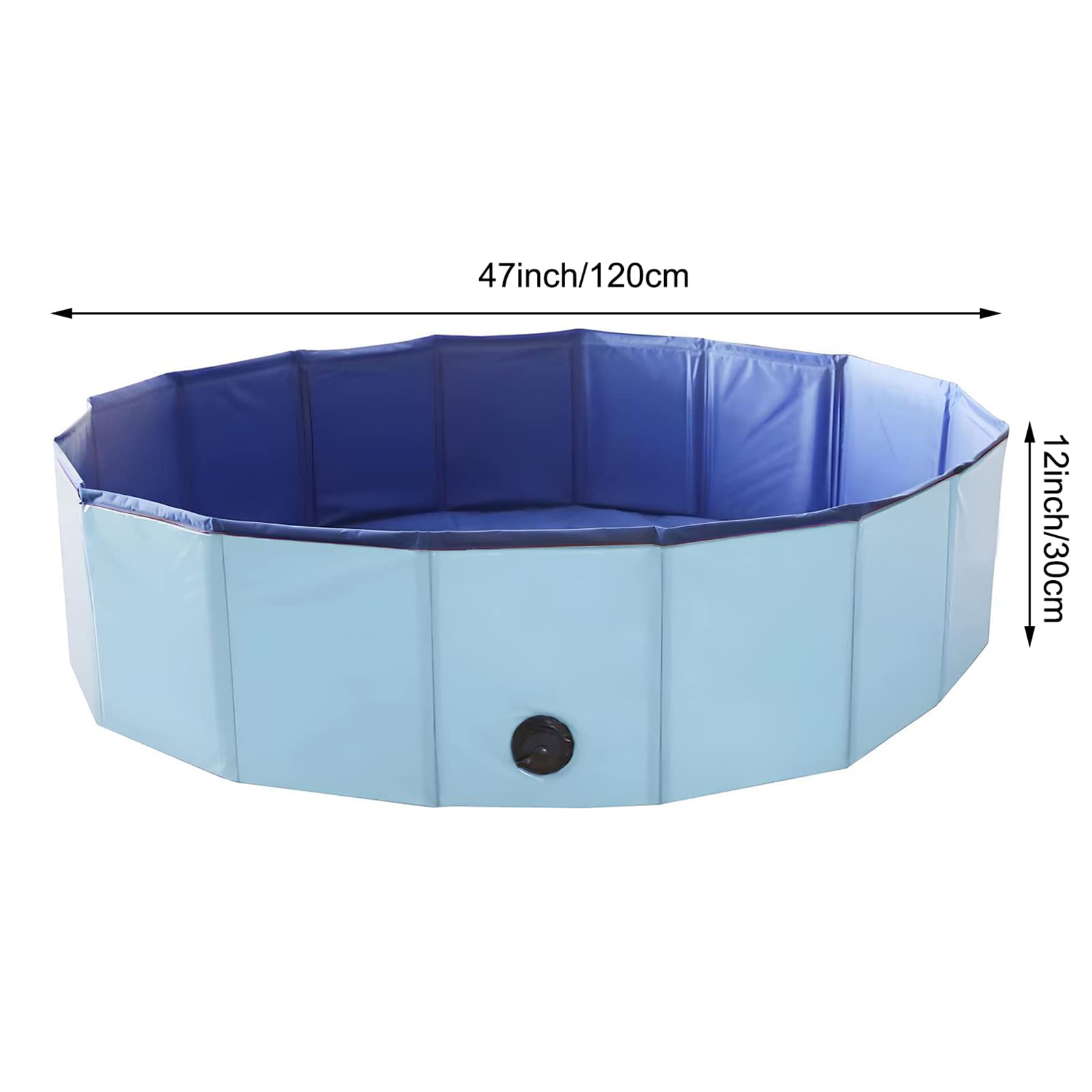Artilife whelping box blue top-down view highlights spacious interior for puppies