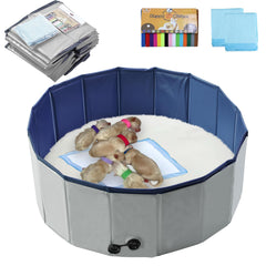 Artilife whelping box pool with-durable-construction offers long-lasting use.