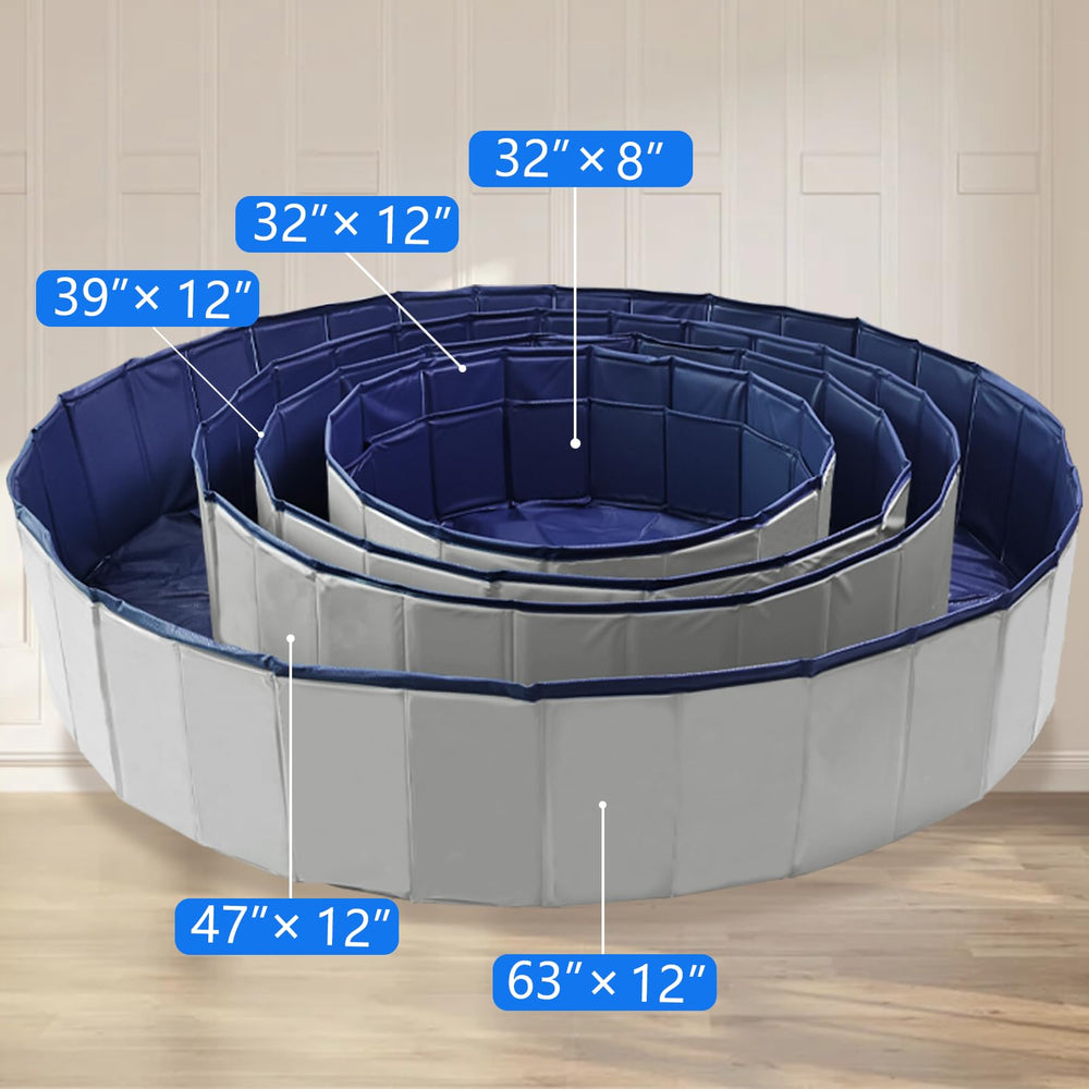 Artilife whelping box pool-included-accessories add pads and collars.
