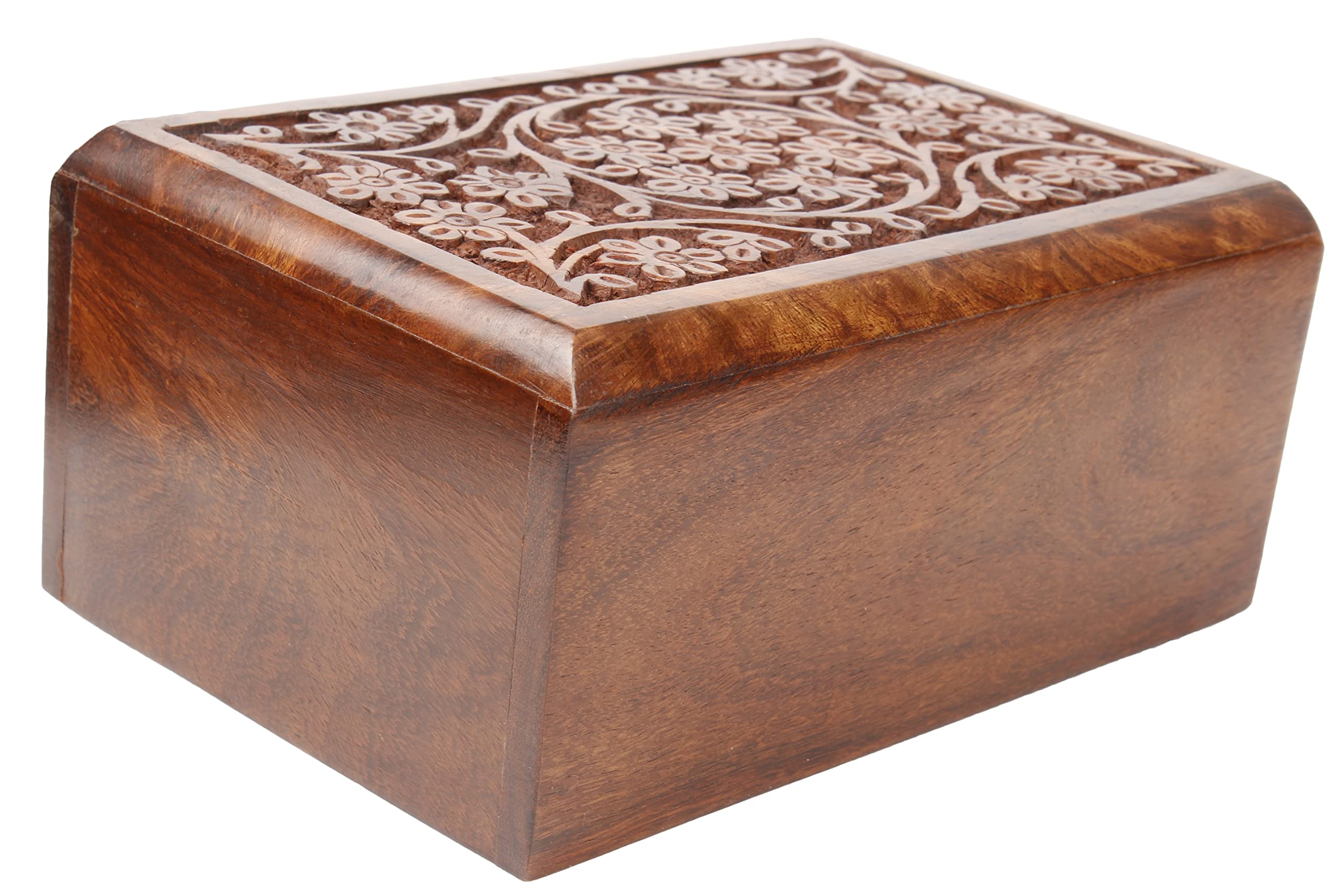 ARTISENIA home decor pet urn display in a cozy setting
