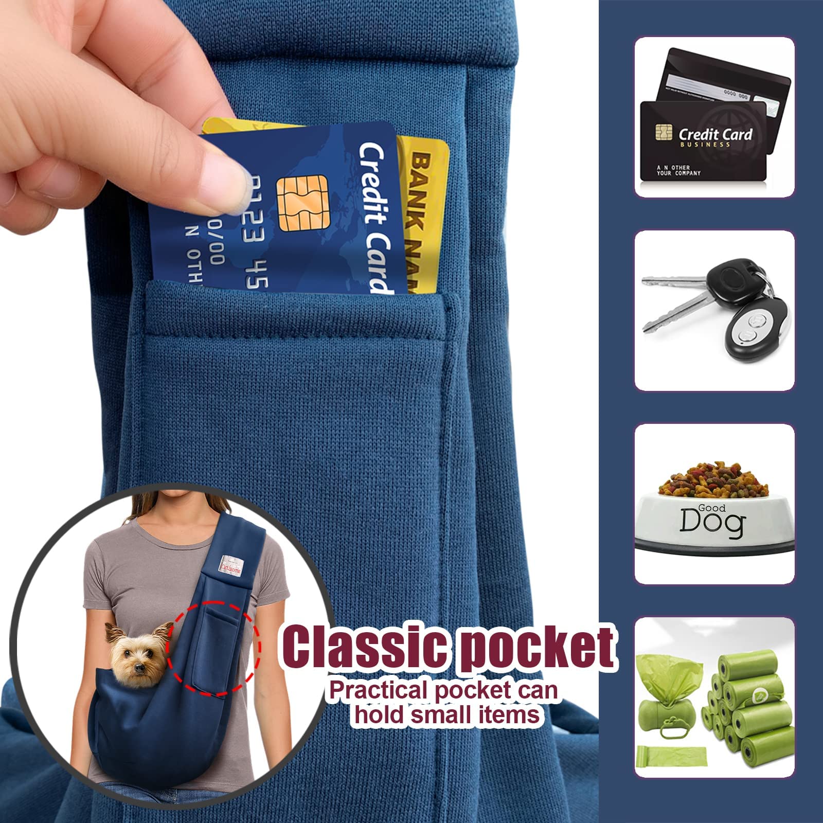 Artisome sling safety buckle in use prevents escapes during travel.