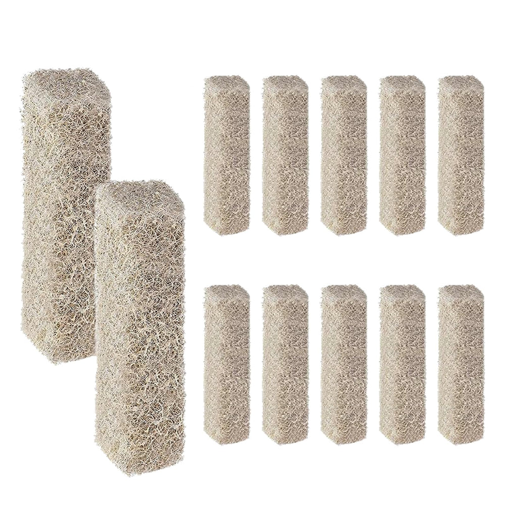 ARTJIANG 12-pack ammonia reducer filter pads for reliable aquarium filtration.