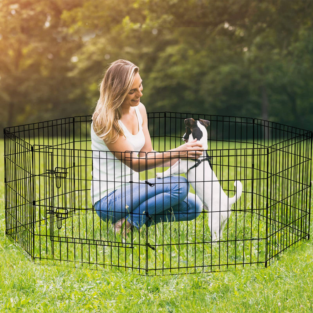 Artmalle Puppy Playpen suitable for dogs, cats, rabbits, and other small pets.