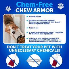Artullano dog mouth with duck-flavored chews, easy daily administration