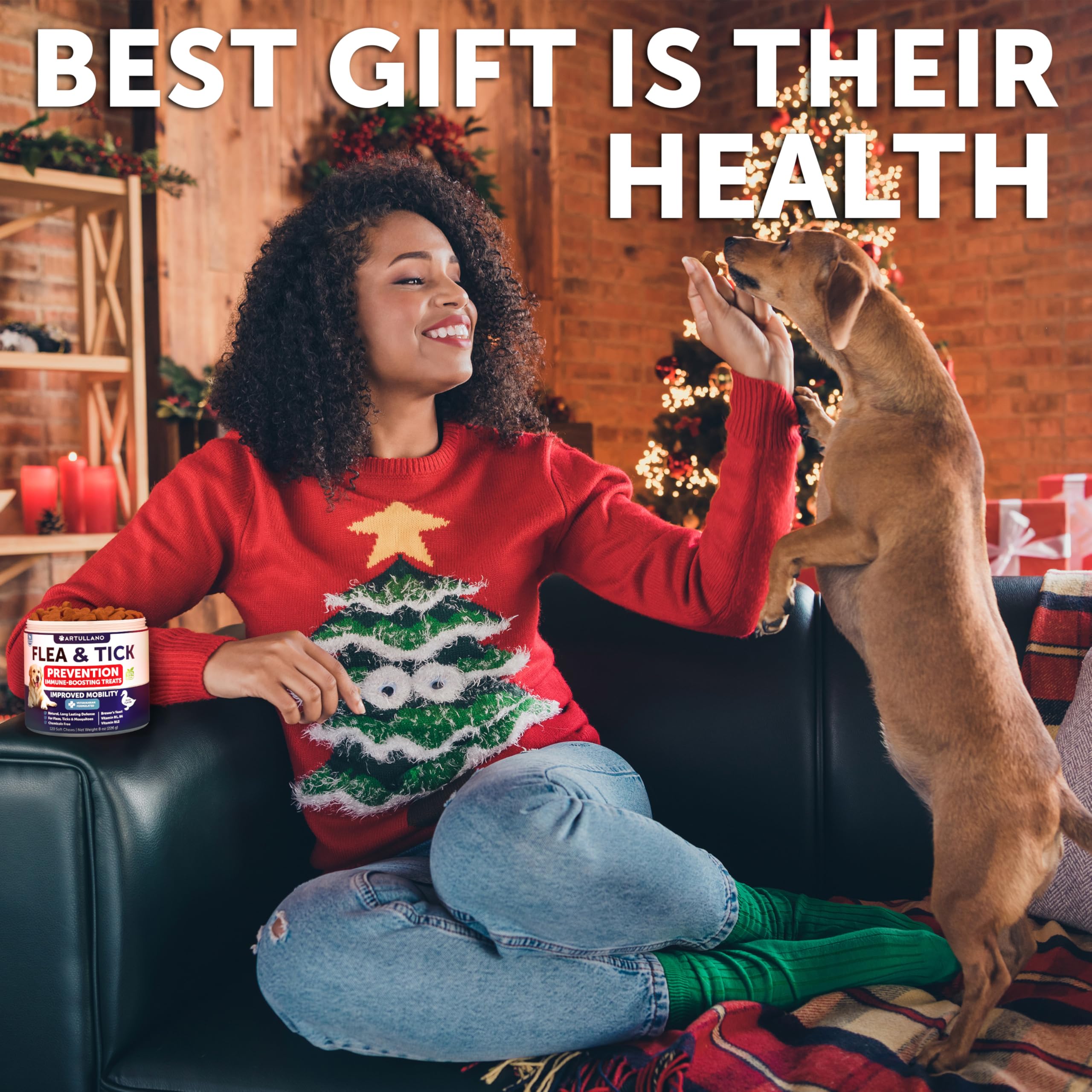 Artullano flea tick chews offer mess-free use for outdoor adventures.