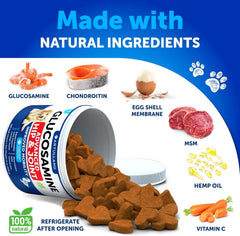 Artullano Glucosamine for Dogs large-breed-running demonstrates mobility support for energetic dogs.