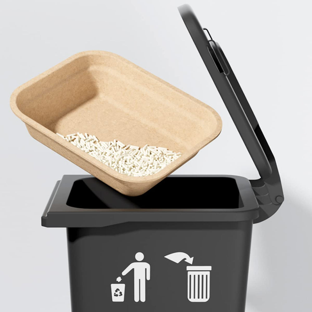 Artuxer disposable litter tray shown for easy disposal and quick replacement.