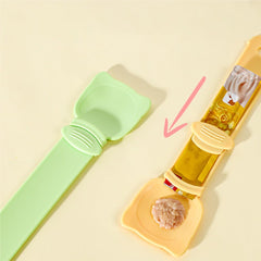 Arvintas cat strip feeder spoon multifunction use for strips, mash, cans