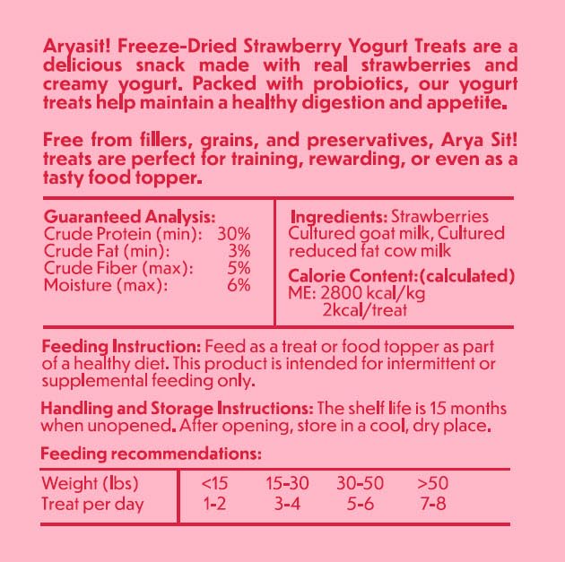 Arya Sit! portable jar on the go keeps treats fresh.