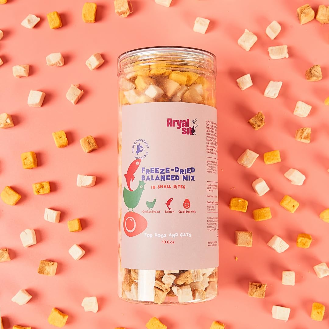 Arya Sit! single-protein treats closeup—grain-free option for sensitive diets.
