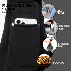 ARZQUT dog carrier sling open pocket emphasizes easy access to essentials.