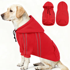 ASENKU Cozy Dog Hoodie front view highlights snug fit and warm comfort for chilly walks.