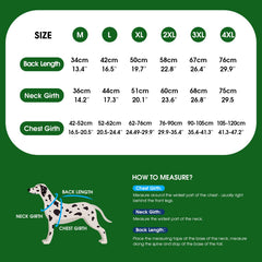 ASENKU dog coat adjustable chest fasteners tailor fit for bigger breeds.