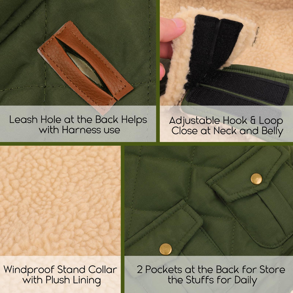 ASENKU pocket close-up demonstrates handy storage for treats