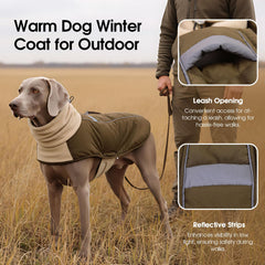 ASENKU dog coat reflective safety reflects at night for added visibility.