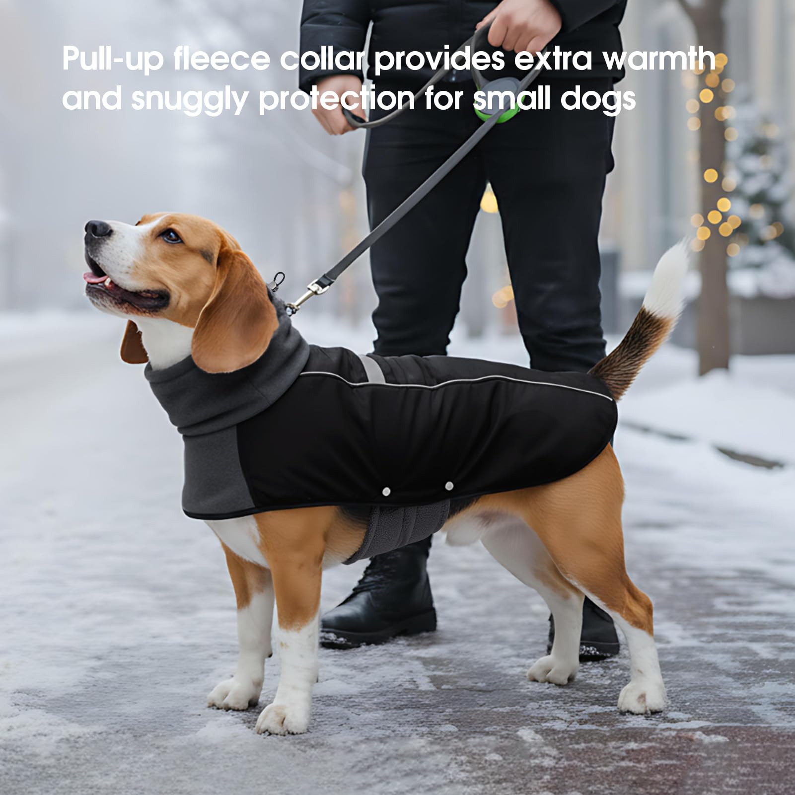 ASENKU dog coat six-size range fits medium to XL dogs