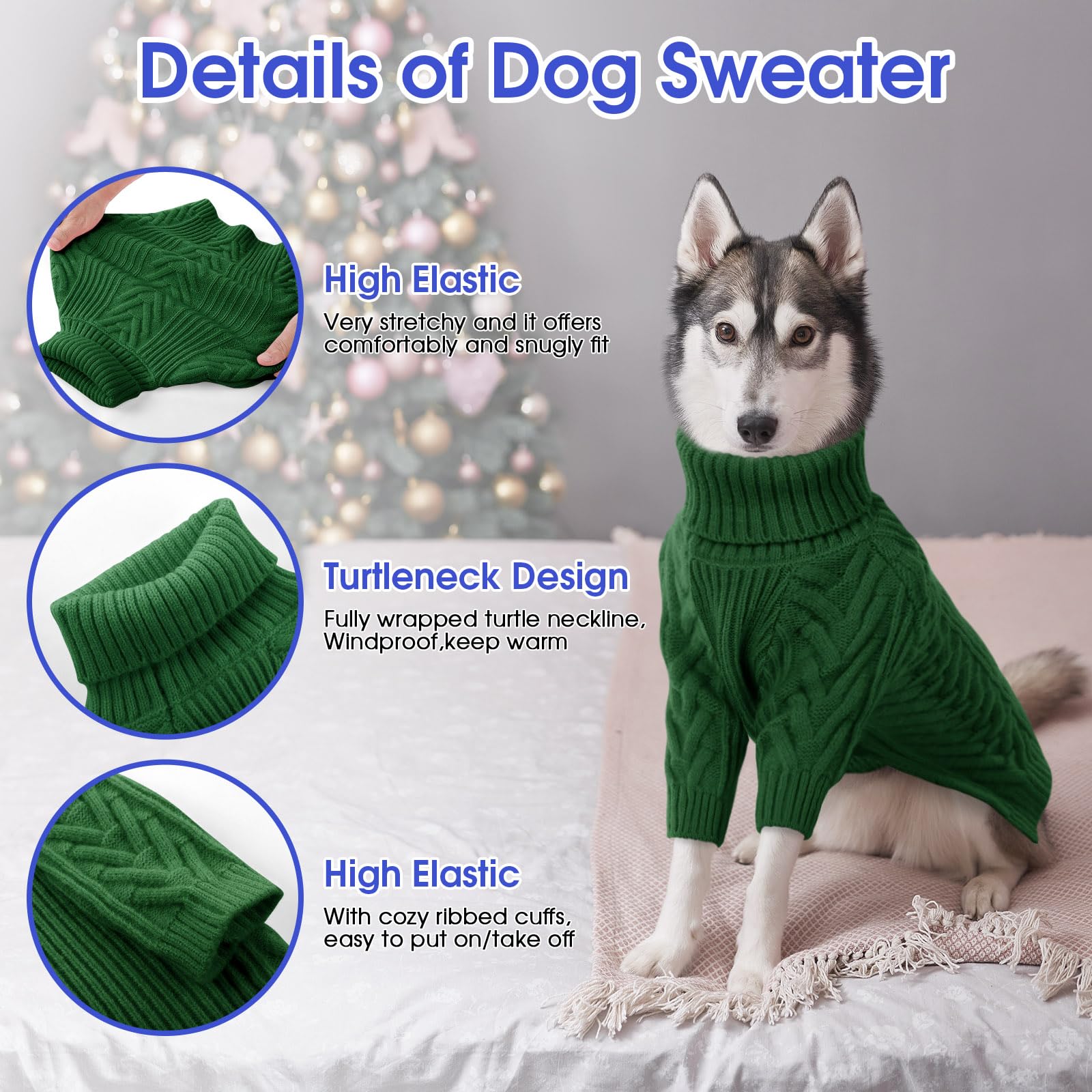 ASENKU cable-knit back pattern adds stylish everyday wear