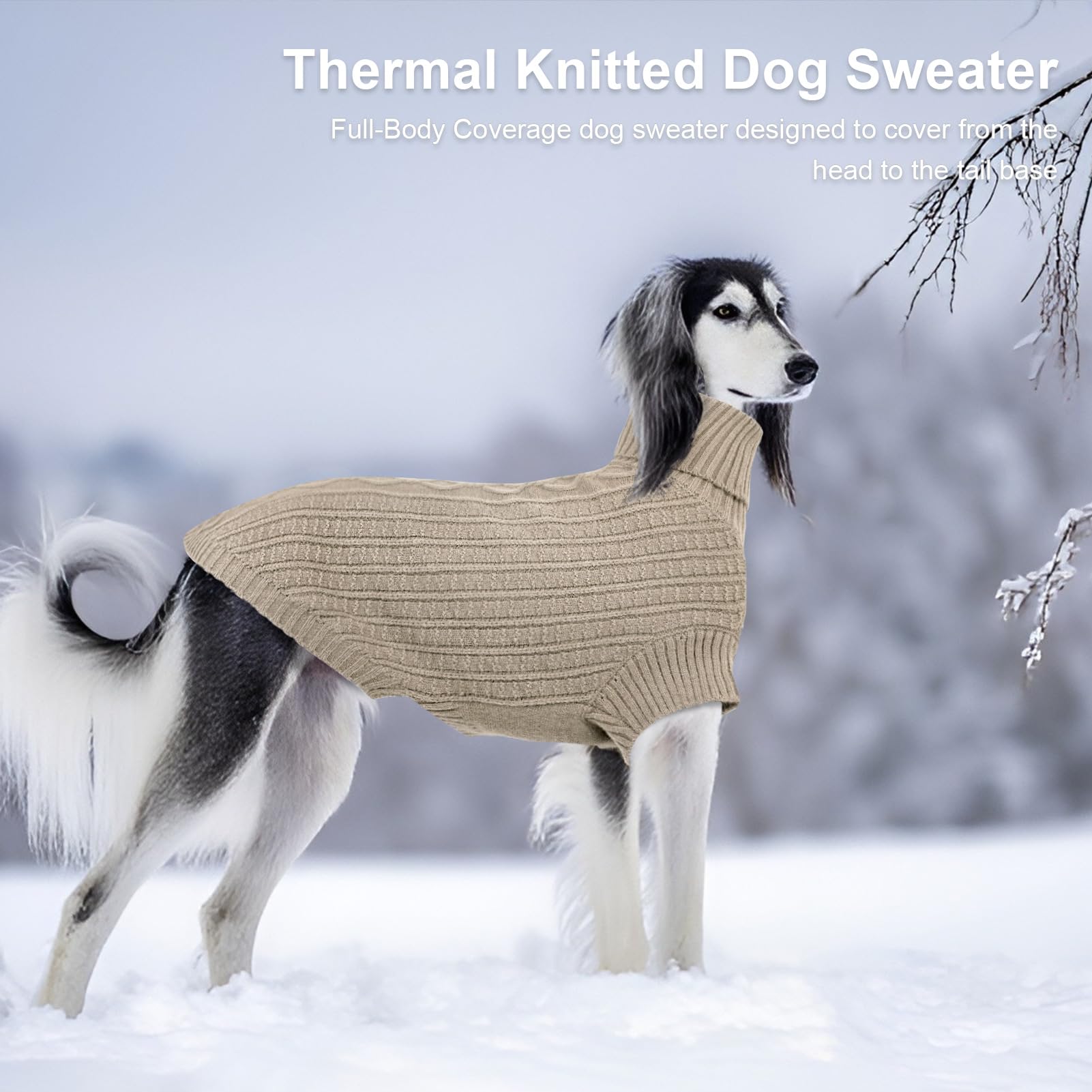 ASENKU turtleneck close-up reveals extended neck protection in cold weather.