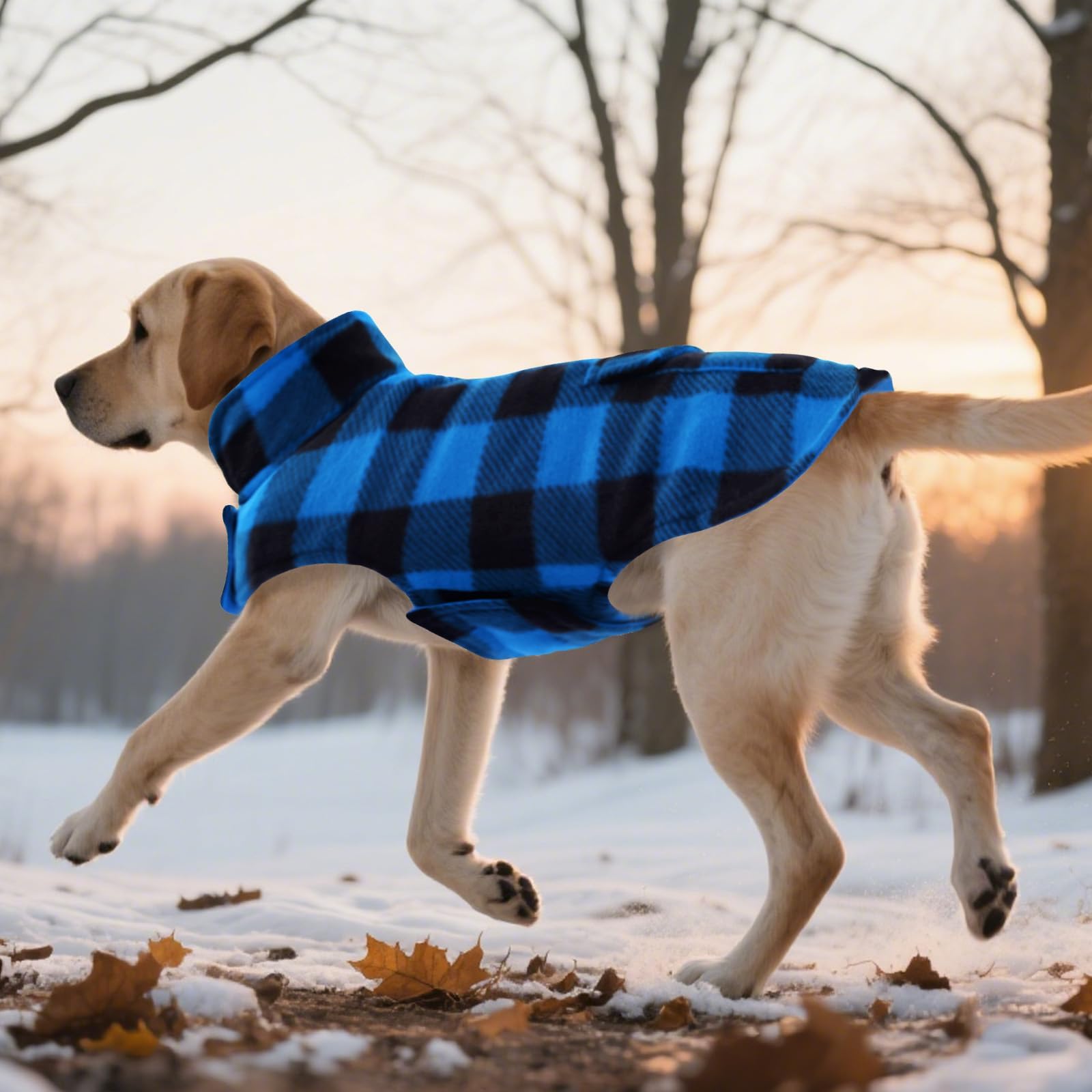 ASENKU dog winter coat back-pocket use for small item storage on trips.