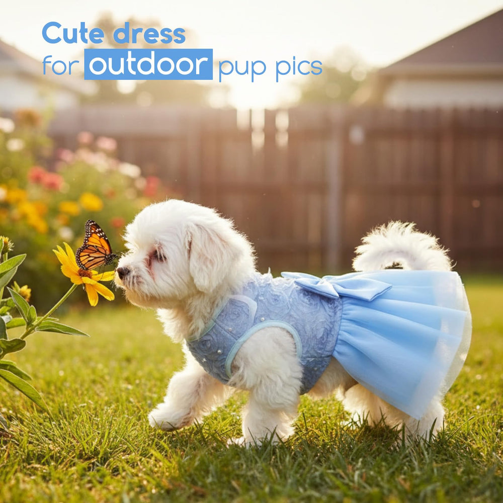 ASENKU dress-elastic-belly provides comfortable adjustment for growing pets.
