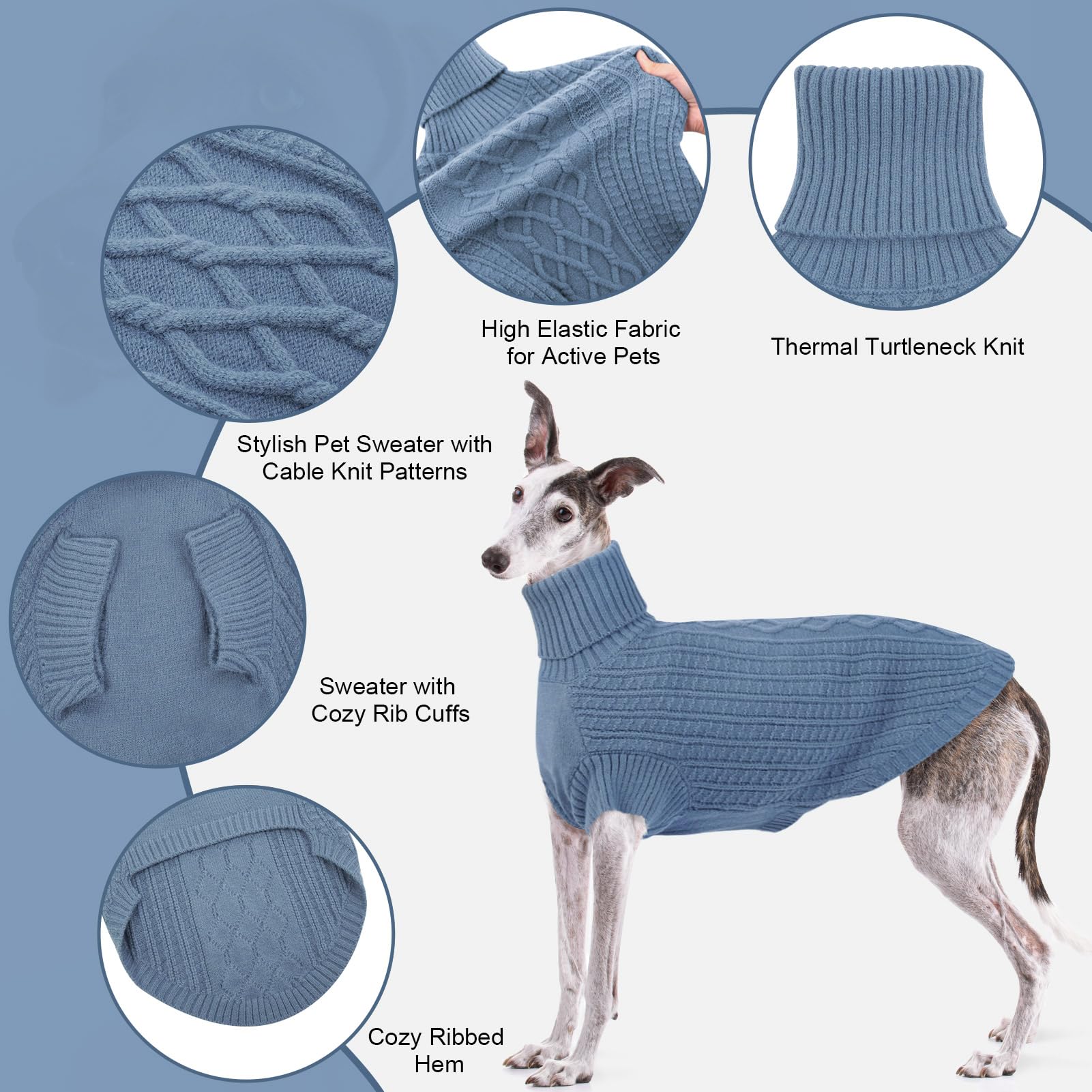 ASENKU italian-greyhound-clothes show tailored fit for lean builds and comfort.