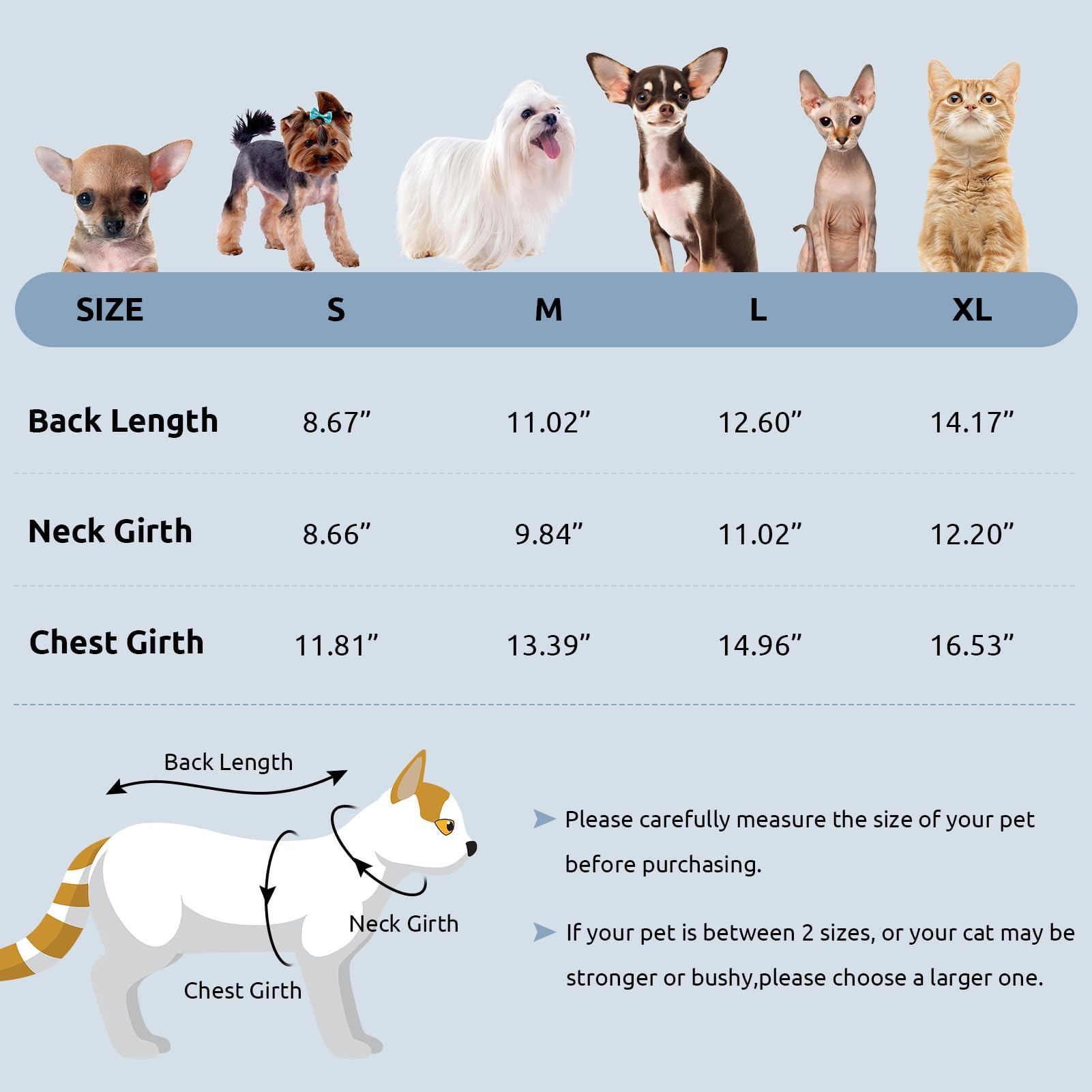 ASENKU easy-pullover design demonstrates quick on-and-off for calm pets