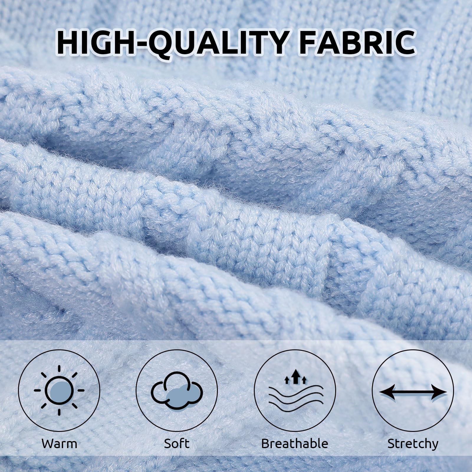 ASENKU ribbed cuffs and hem detail ensure secure fit during play