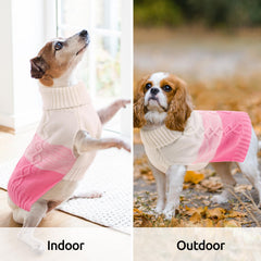 ASENKU warm dog sweater elastic fit allows easy movement for small breeds