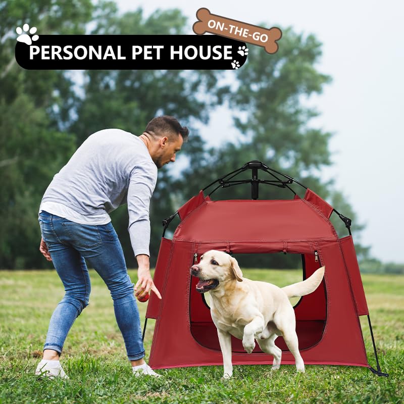ASFANES double-door design with front and rear access for pets.