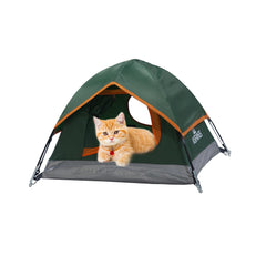 ASFANES pet camping tent image showing waterproof cat house for indoor-outdoor adventures.