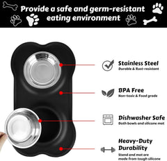 AsFrost 7-4-dia bowls offer comfortable portions for medium to large dogs.