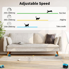AsFrost cat toy with DIY trajectory clip highlights customizable chase paths for exercise.