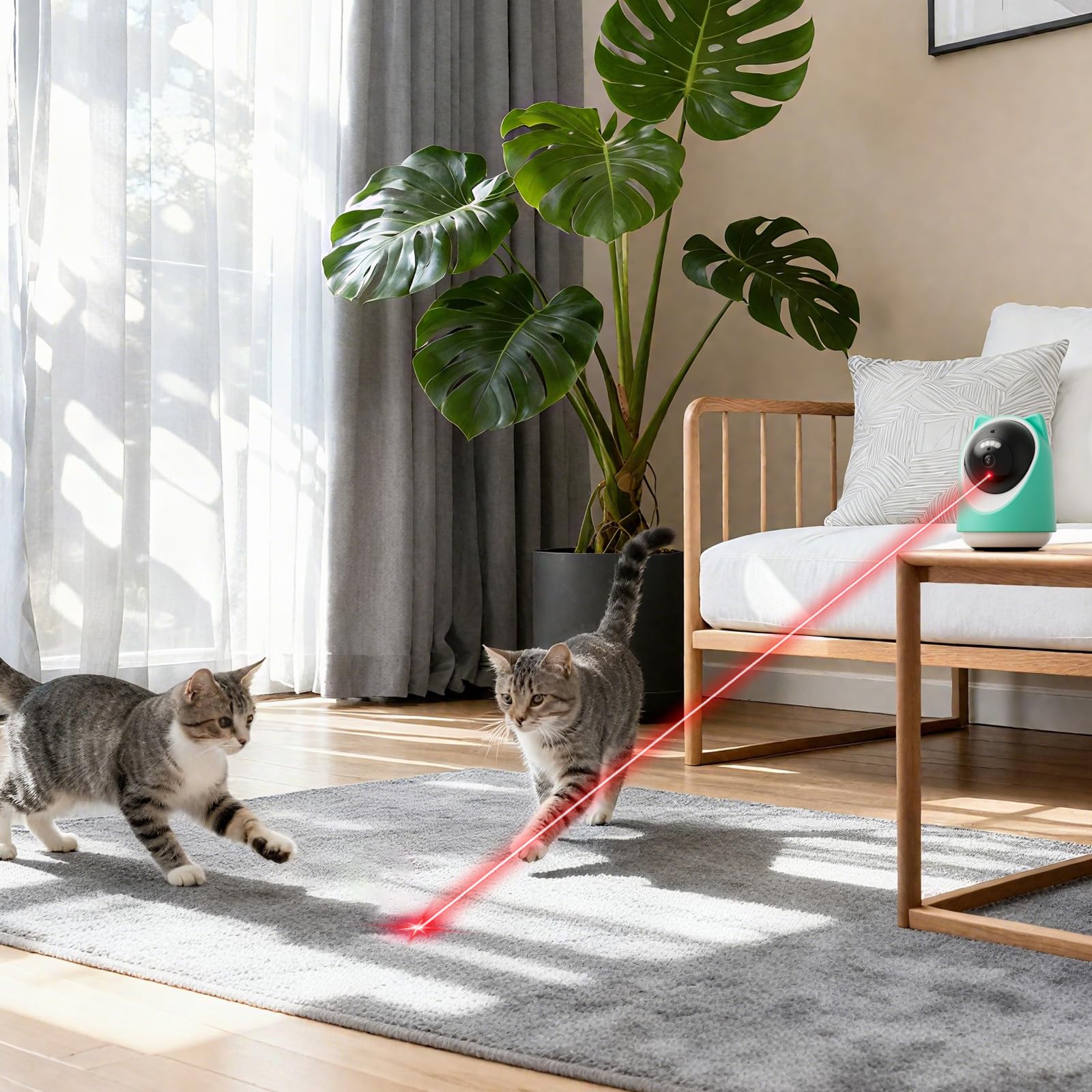 ASFSKY Pet Camera 2K app sharing storage makes clips easy to save and share