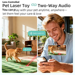 ASFSKY Pet Camera 2K auto-tracking captures every leap with crisp detail