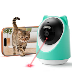 ASFSKY Pet Camera 2K front view for easy indoor cat monitoring and setup