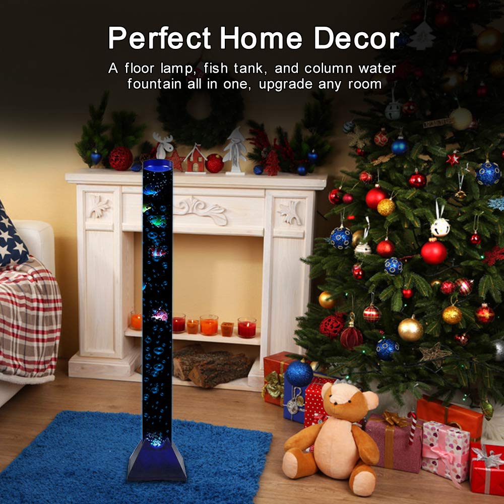Asifu bubble tube lamp animated fish display with lifelike tail movement