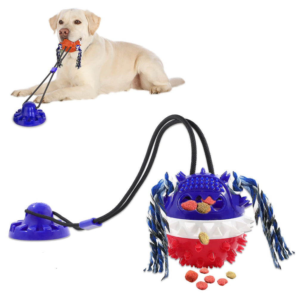 Askhald aggressive chewer rope toy with suction base for durable play and secure mounting