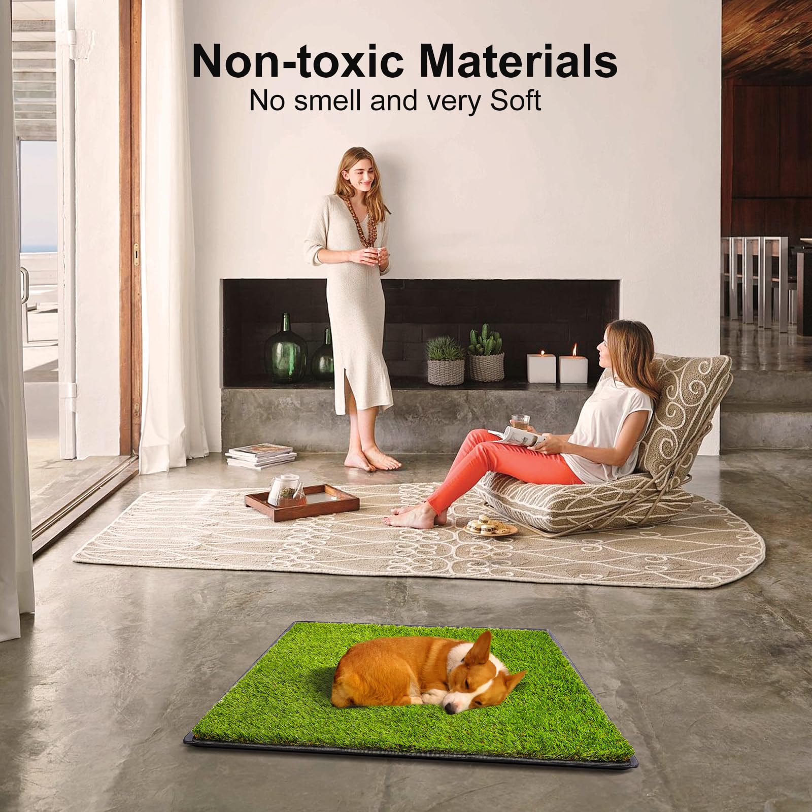 ASKIZ easy-clean non-absorbent surface supports quick wipe-down after use