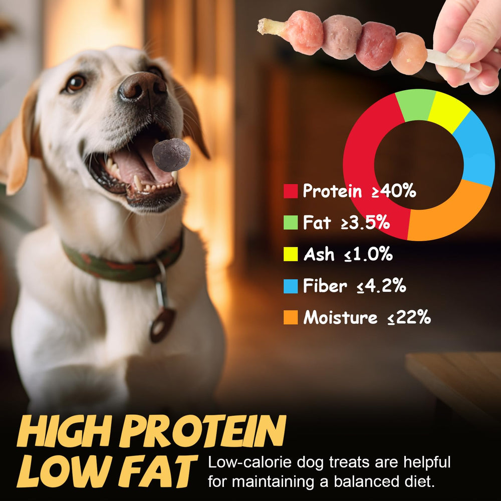 ASMPET dog treats kabob omega-3 nutrition emphasizes healthy fat source