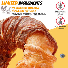 ASMPET dog donut treats pack-2: grain-free, protein-rich chews ready for dogs