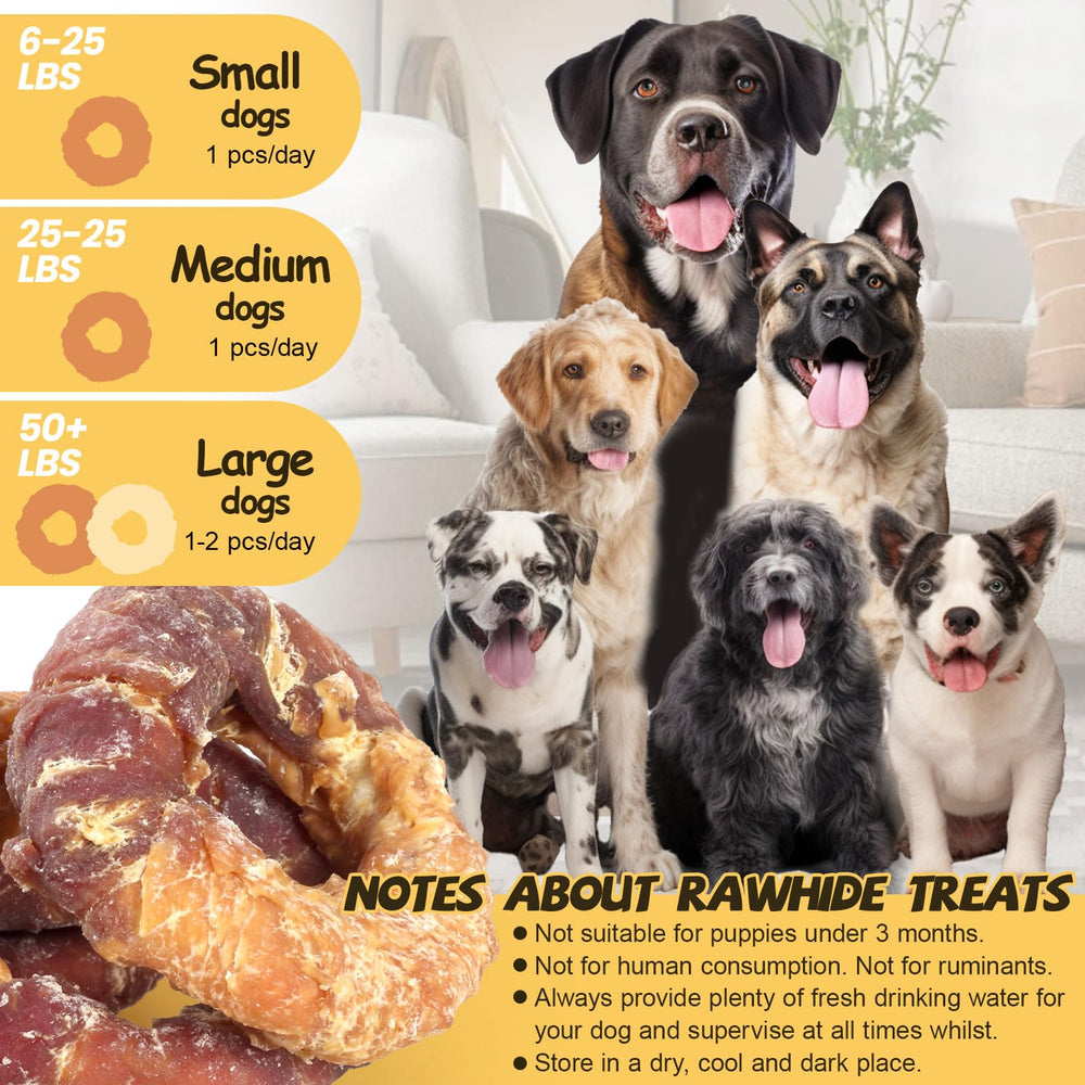 ASMPET dog donut treats pack-6: dental-care chew that can help reduce plaque