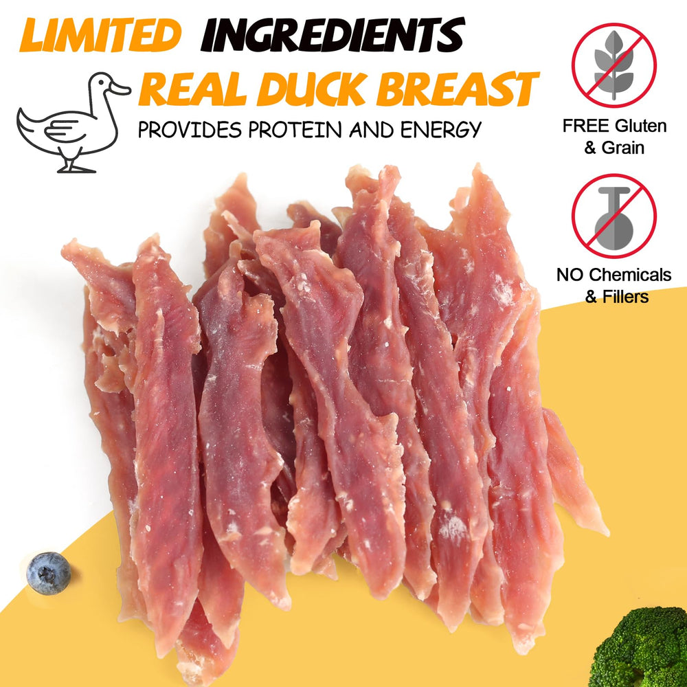 ASMPET duck jerky high-protein duck-breast slices
