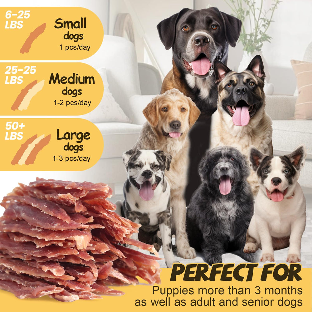 ASMPET duck jerky pure-protein snack for dogs