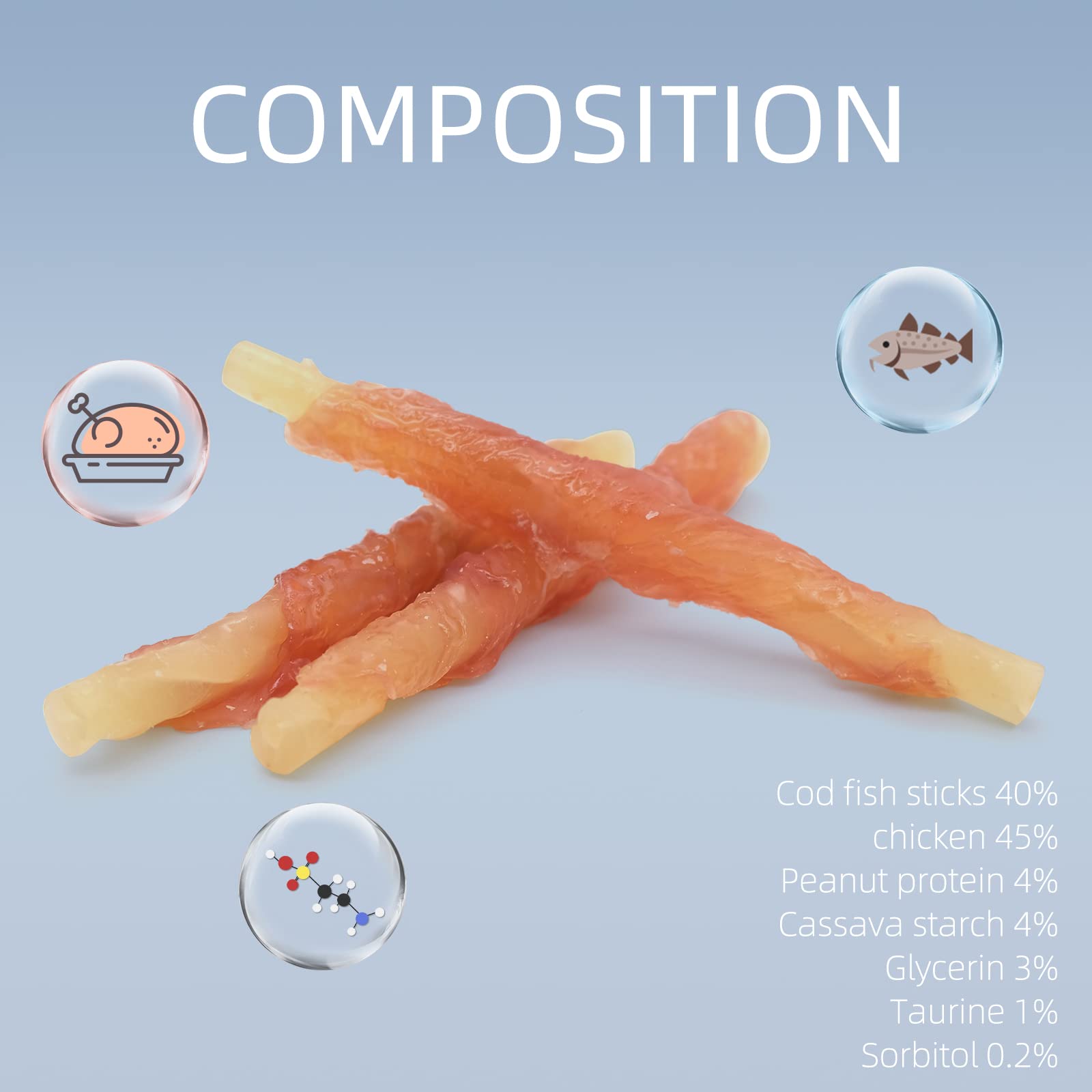 ASMPET omega-3 rich cod supports skin and coat health.