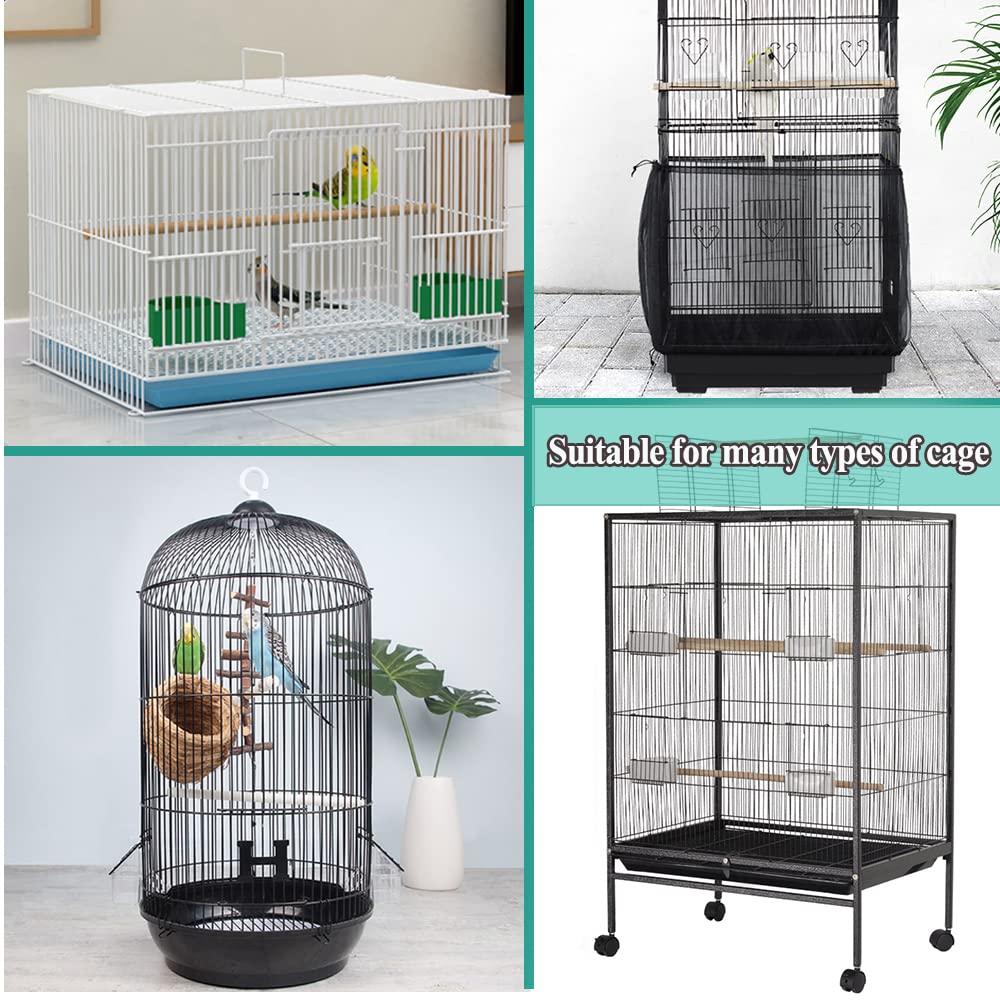 ASOCEA breathable anti glare mesh offers airflow and soft light for birds