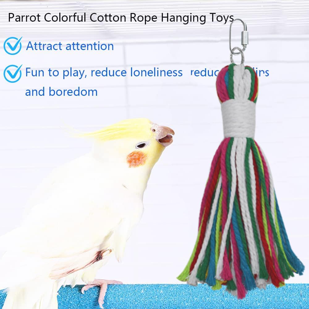 ASOCEA bright hanging toy entices pecking and interactive play