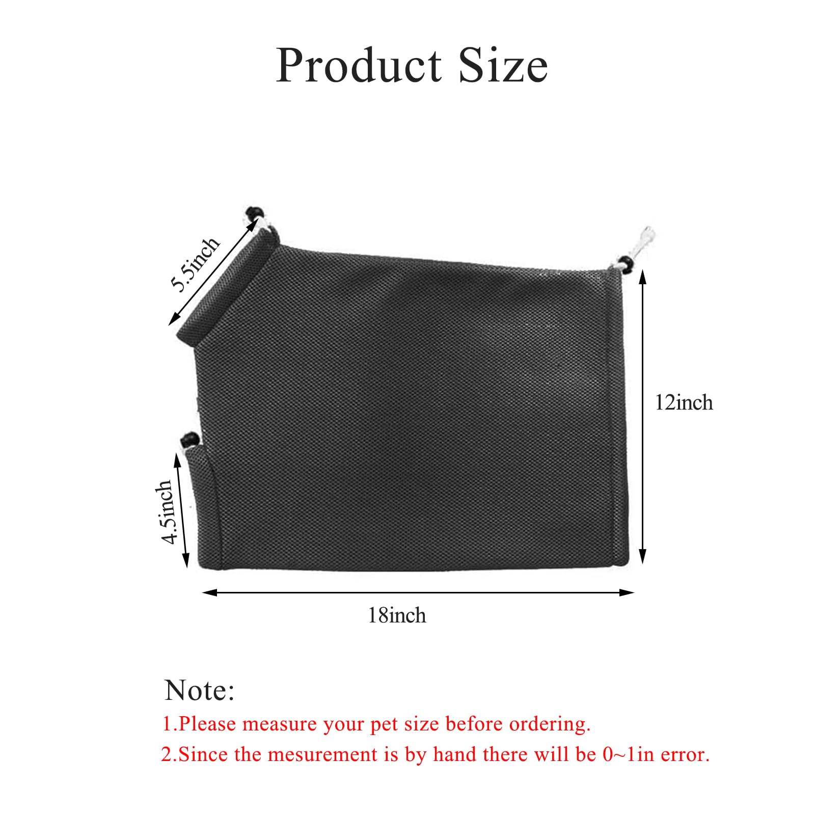 ASOCEA cat bathing bag front hole access enables paw cleaning during care.