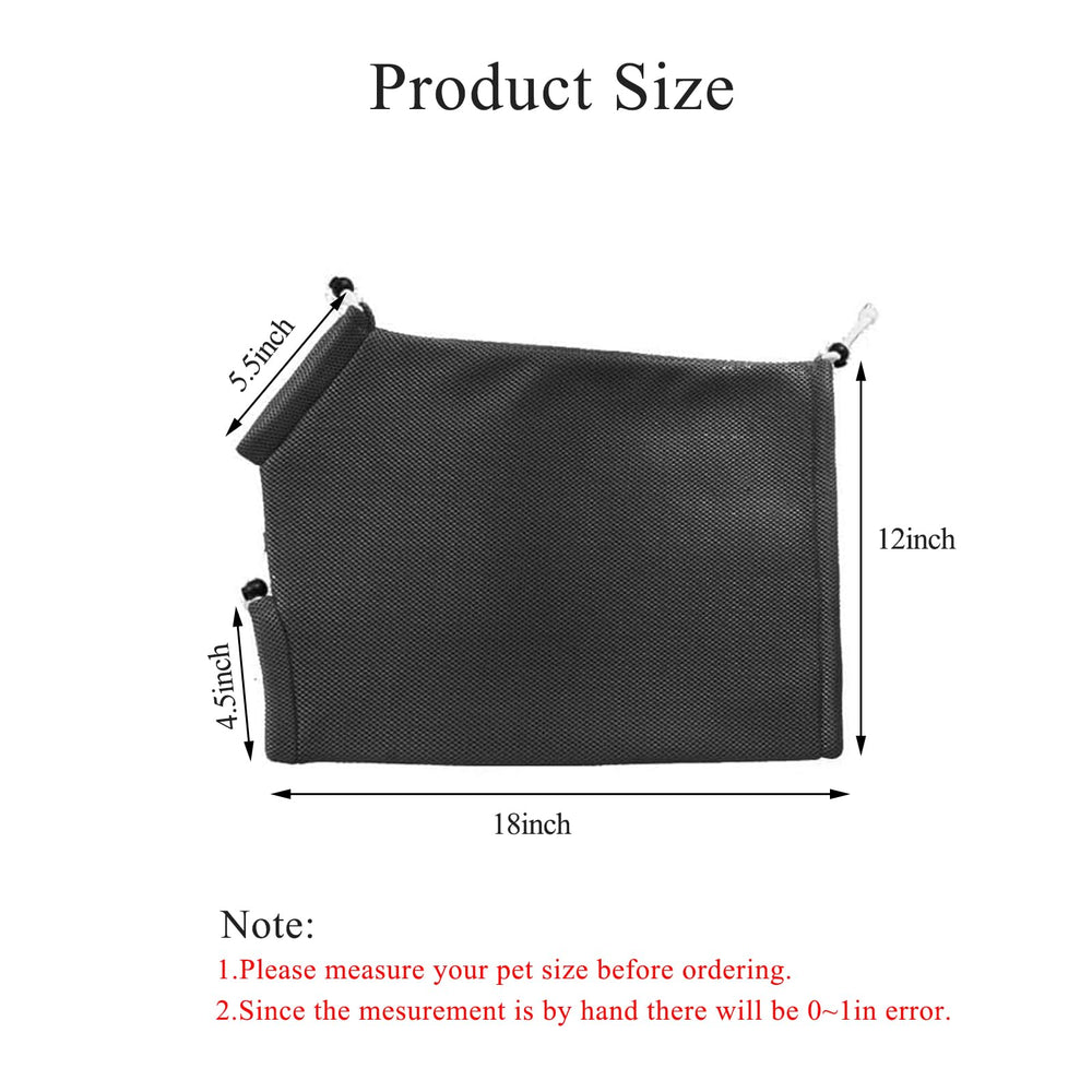 ASOCEA cat bathing bag front hole access enables paw cleaning during care.