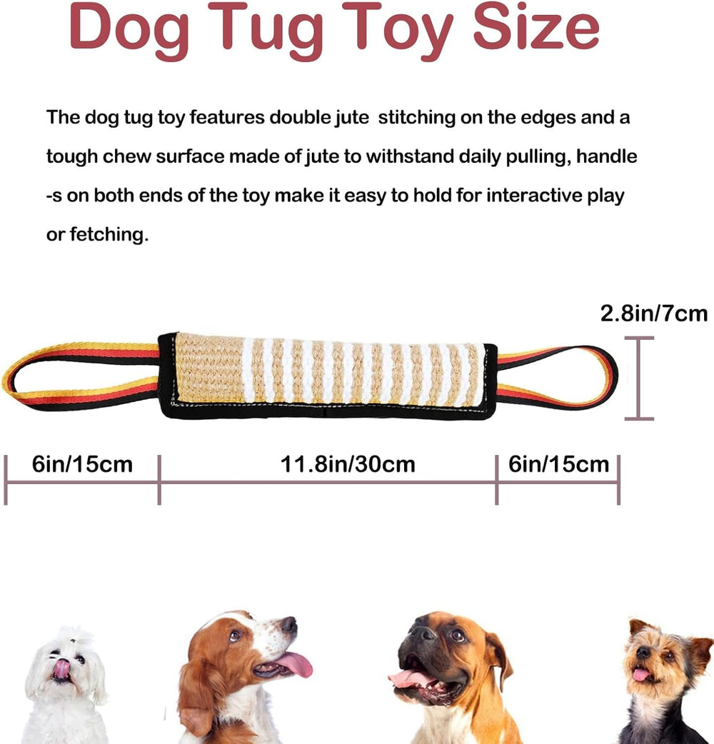 ASOCEA tug toy with durable edges ready for regular tugging